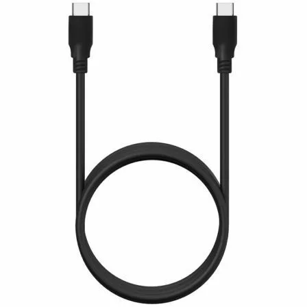 Cable USB 3.2 Tipo-C Aisens A107-0702 20GBPS 5A 100W/ USB Tipo-C Macho - USB Tipo-C Macho/ Hasta 100W/ 20Gbps/ 1m/ Negro - Imagen 9