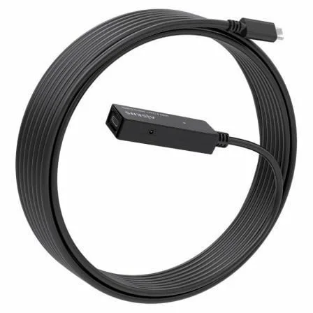 Cable Alargador USB 3.2 con Amplificador Aisens A107-0869/ USB Tipo-C Macho - USB Tipo-C Hembra/ Hasta 100W/ 20Gbps/ 5m/ Negro - Imagen 6