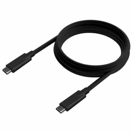 Cable USB 3.2 Tipo-C Aisens A107-0875/ USB Tipo-C Macho - USB Tipo-C Macho/ Hasta 100W/ 20Gbps/ 3m/ Gris - Imagen 4