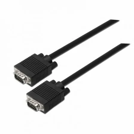 Cable SVGA Aisens A113-0070/ VGA Macho - VGA Macho/ Hasta 3W/ 10Mbps/ 5m/ Negro - Imagen 3
