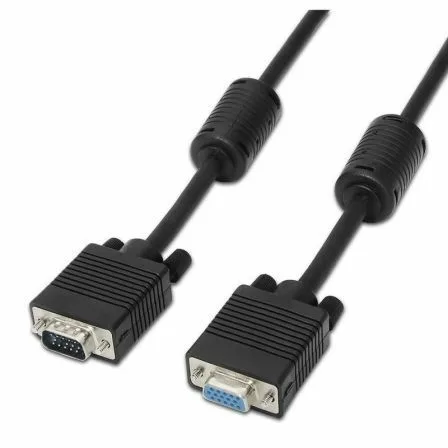 Cable Alargador SVGA Aisens A113-0078/ VGA Macho - VGA Hembra/ Hasta 3W/ 10Mbps/ 1.8m/ Negro - Imagen 7