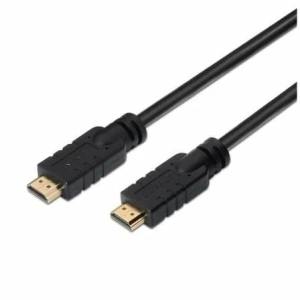 Cable HDMI Aisens 1.4 A119-0103/ HDMI Macho - HDMI Macho/ 15m/ Negro