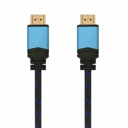 Cable HDMI 2.0 4K Aisens A120-0359/ HDMI Macho - HDMI Macho/ 5m/ Negro y Azul - Imagen 5