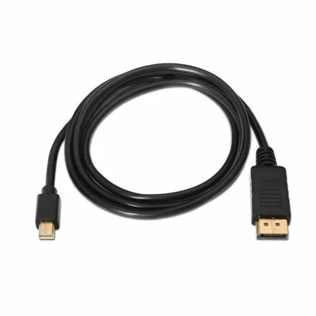 Cable Mini DisplayPort 1.2 4K Aisens A124-0131/ DisplayPort Macho - Mini DisplayPort Macho/ Hasta 5W/ 2300Mbps/ 2m/ Negro - Imagen 6