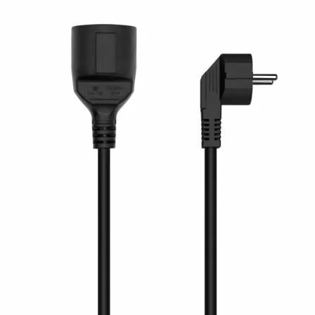 Cable Alargador de Alimentación Aisens A132-0603/ CEE7 Macho - CEE7 Hembra/ Hasta 1500W/ 10m/ Negro - Imagen 5