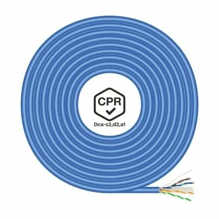 Bobina de Cable RJ45 UTP AWG24 LSZH CPR Dca Aisens A135-0663 Cat.6/ 305m/ Azul - Imagen 8