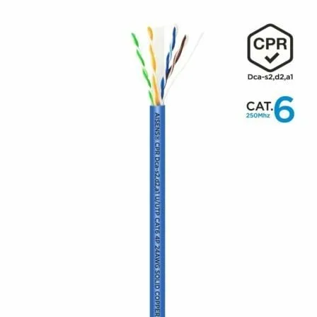 Bobina de Cable RJ45 UTP AWG24 LSZH CPR Dca Aisens A135-0663 Cat.6/ 305m/ Azul - Imagen 9