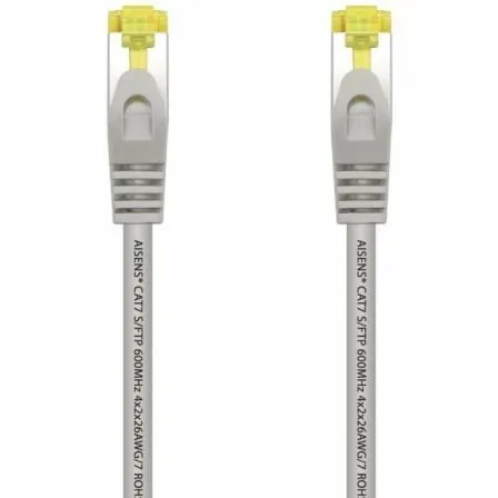 Cable de Red RJ45 S/FTP Aisens A146-0332 Cat.7/ 25cm/ Gris - Imagen 7