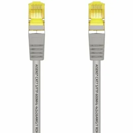Cable de Red RJ45 S/FTP Aisens A146-0332 Cat.7/ 25cm/ Gris - Imagen 8