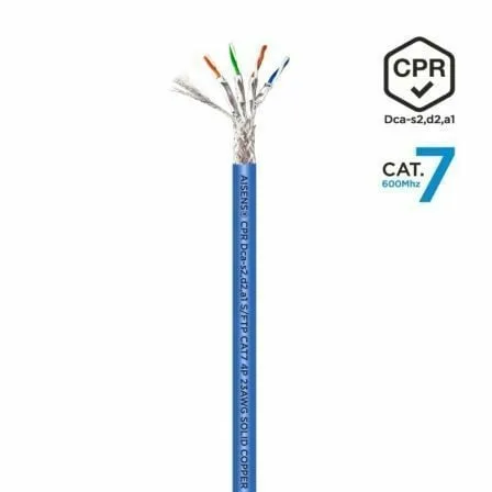 Bobina de Cable RJ45 SFTP AWG23 LSZH CPR Dca Aisens A146-0665 Cat.7/ 305m/ Azul - Imagen 9