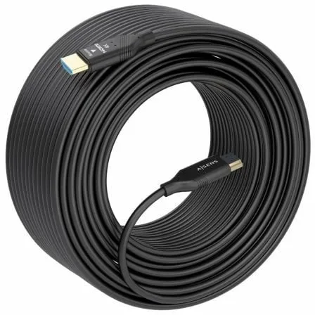 Cable HDMI 2.0 AOC 4K Aisens A148-0930/ HDMI Macho - HDMI Macho/ 20m/ Negro - Imagen 8