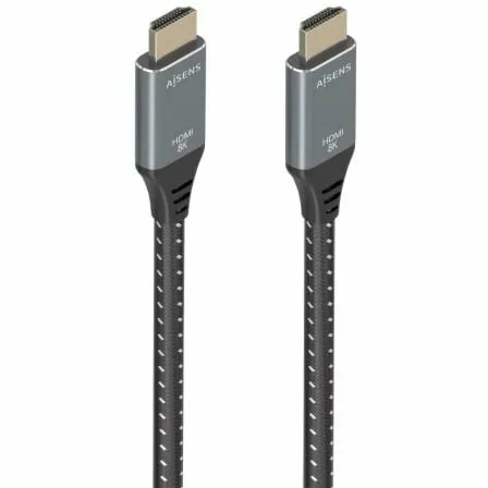 Cable HDMI 2.1 8K Aisens A150-0878/ HDMI Macho - HDMI Macho/ 10m/ Gris y Negro - Imagen 5