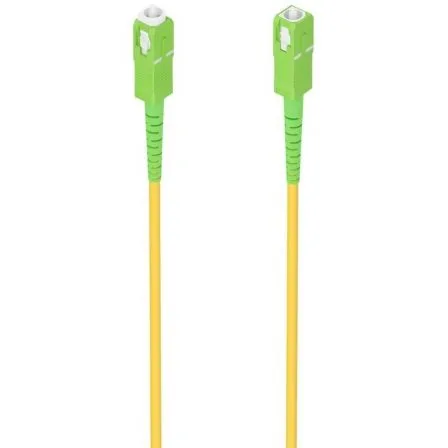 Cable de Fibra Óptica G657A2 3.0 9/125 SMF Aisens A152-0982/ LSZH/ 5m/ Amarillo