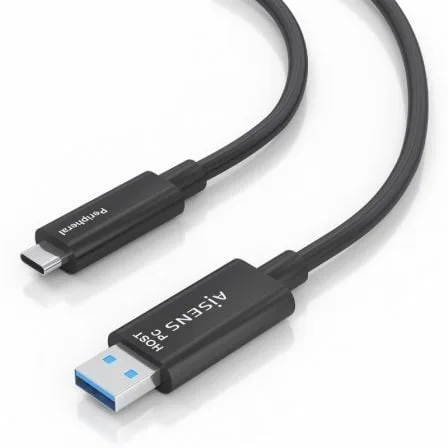Cable USB 3.2 Tipo-C AOC Aisens A157-0925/ USB Tipo-C Macho - USB Macho/ 10Gbps/ 15m/ Negro - Imagen 7