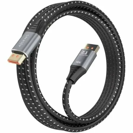 Cable DisplayPort 2.1 16K Aisens A158-0903/ DisplayPort Macho - DisplayPort Macho/ 80Gbps/ 2m/ Negro - Imagen 8