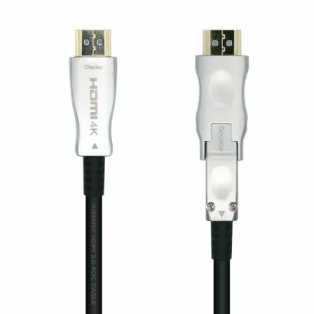 Cable HDMI 2.0 AOC 4K Desmontable Aisens A148-0510/ HDMI Macho / D Macho - HDMI Macho/ 15m/ Negro - Imagen 8