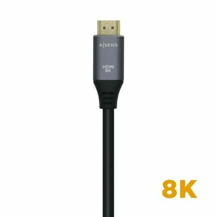 Cable HDMI 2.1 8K Aisens A150-0429/ HDMI Macho - HDMI Macho/ 3m/ Gris Negro - Imagen 8