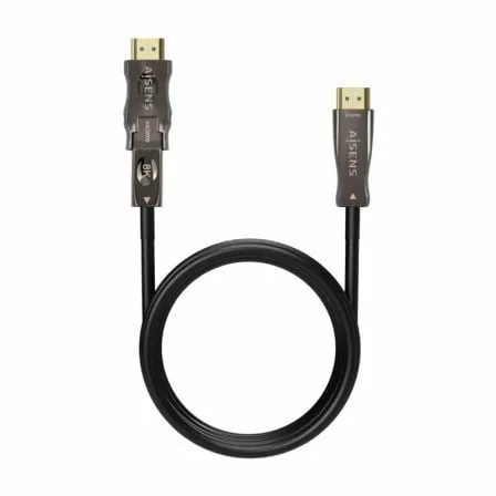 Cable HDMI 2.1 AOC 8K Desmontable Aisens A153-0645/ HDMI Macho / D Macho - HDMI Macho/ 20m/ Negro - Imagen 8