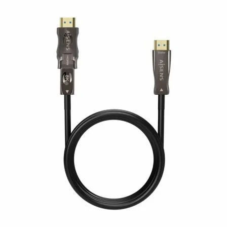 Cable HDMI 2.1 AOC 8K Desmontable Aisens A153-0646/ HDMI Macho / D Macho - HDMI Macho/ 30m/ Negro - Imagen 8