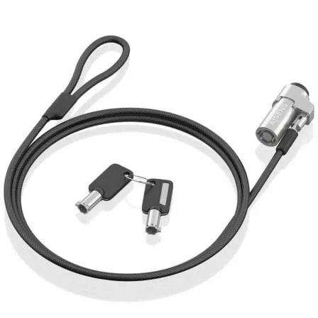 Cable de Seguridad Tipo NANO para Portátiles Aisens ASLK-D45K06-BK/ 1.5m - Imagen 6