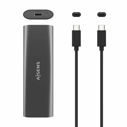 Caja Externa para Disco SSD M.2 SATA/NVMe Aisens ASM2-015GR/ USB 3.1/ Sin tornillos - Imagen 9