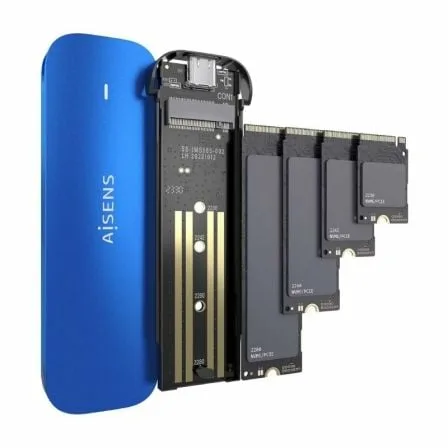 Caja Externa para Disco SSD M.2 NVMe Aisens ASM2-026BLU/ USB 3.2/ Sin tornillos - Imagen 7