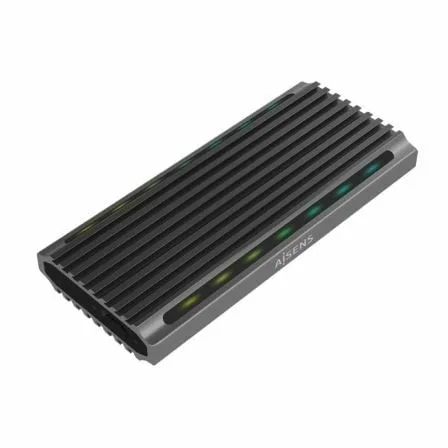 Caja Externa para Disco SSD M.2 SATA/NVMe Aisens ASM2-RGB011GR/ USB 3.2 Gen2/ Sin Tornillos - Imagen 7