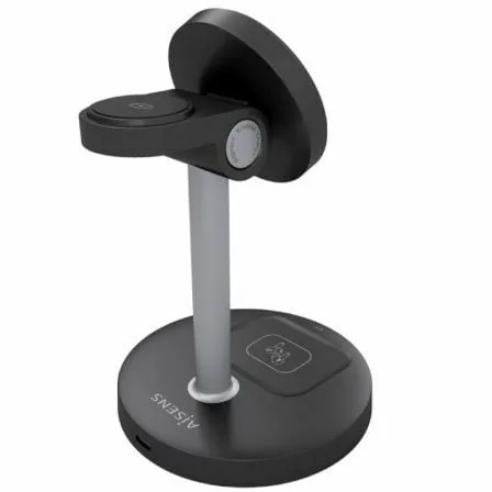 Base de carga Inalámbrica Aisens ASCH-15W3WC066-BK/ 15W/ Negro - Imagen 6