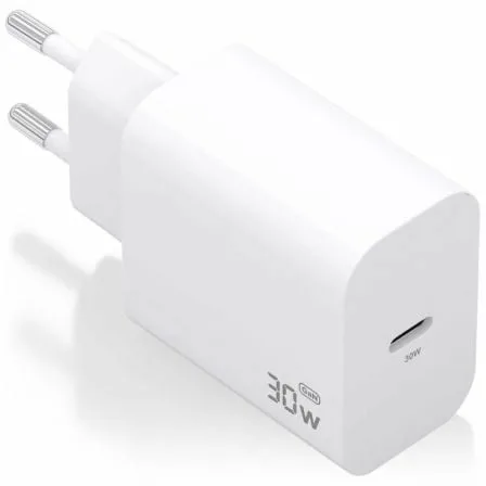 Cargador de Pared GaN Aisens A110-0940/ 1xUSB Tipo-C/ 30W/ Blanco - Imagen 7