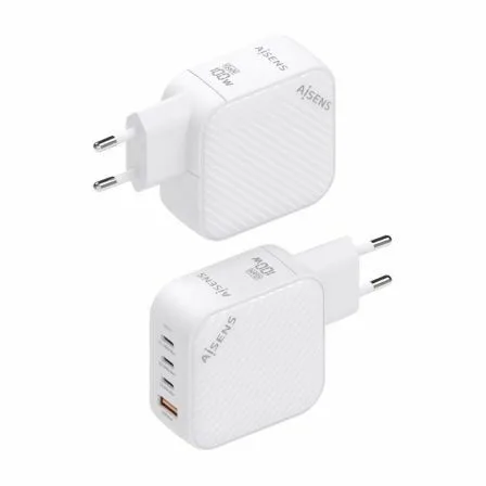 Cargador de Pared GaN Aisens ASCH-100W4P028-W/ 3xUSB Tipo-C/ 1x USB/ 100W - Imagen 9