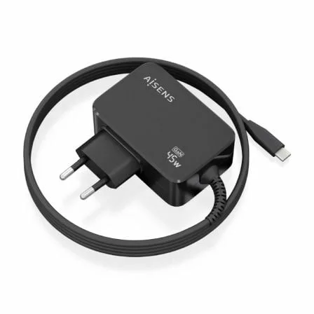 Cargador de Pared GaN Aisens ASCH-1PD45WL032-BK/ 1xUSB Tipo-C + Cable 1.8m/ 45W - Imagen 7