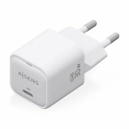 Cargador de Pared GaN Aisens ASCH-30W1P018-W/ 1xUSB Tipo-C/ 30W - Imagen 8