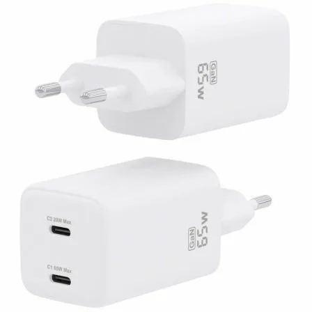 Cargador de Pared GaN Aisens ASCH-65W2P039-W/ 2xUSB Tipo-C/ 65W - Imagen 6