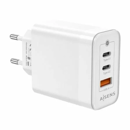 Cargador de Pared GaN Aisens ASCH-65W3P007-W/ 2xUSB Tipo-C/ 1x USB/ 65W - Imagen 8