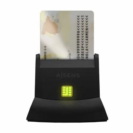 Lector de DNI y Tarjetas Aisens ASCR-SN05-BK/ USB 2.0/ Negro - Imagen 7