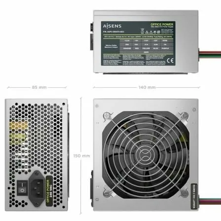 Fuente de Alimentación Aisens ASPC-500ATX-SEO/ 500W/ Ventilador 12cm - Imagen 6