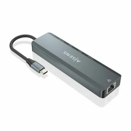 Docking USB Tipo-C Aisens ASUC-5P011-GR/ 1xHDMI 4K/ 2xUSB/ 1xRJ45/ 1xUSB Tipo-C/ 1xUSB Tipo-C PD/ Gris - Imagen 7