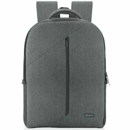 Mochila Aisens Premium ASBG-BP084-GR para Portátiles hasta 15.6"/ Gris - Imagen 7