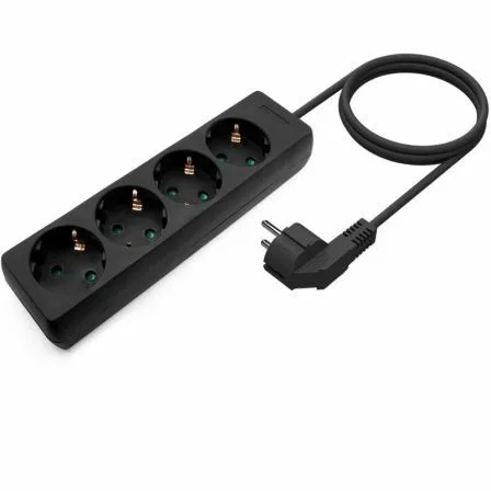 Regleta Aisens A154-0534/ 4 Tomas de Corriente/ Cable 1.4m/ Negro - Imagen 8