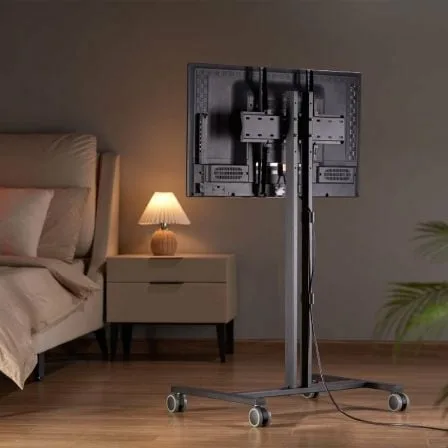 Soporte de Suelo Inclinable con Ruedas Aisens FT55TE-213 para TV de 32-55"/ hasta 35kg - Imagen 9