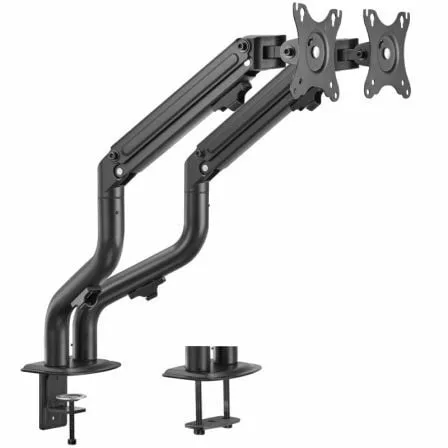 Soporte de Mesa para 2 Monitores Aisens DT32TSR-141/ Giratorio/ Inclinable/ hasta 8kg - Imagen 8