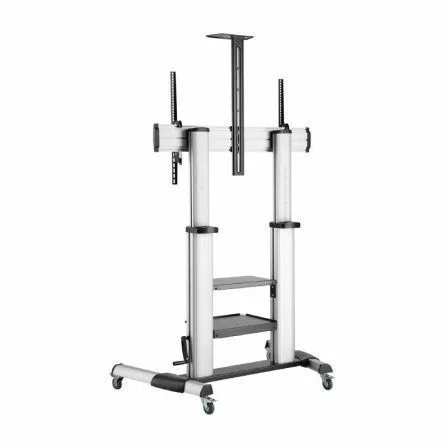 Soporte de Suelo Inclinable con Ruedas y Manivela Aisens FT100TE-125 para TV 60-100"/ hasta 100kg - Imagen 8