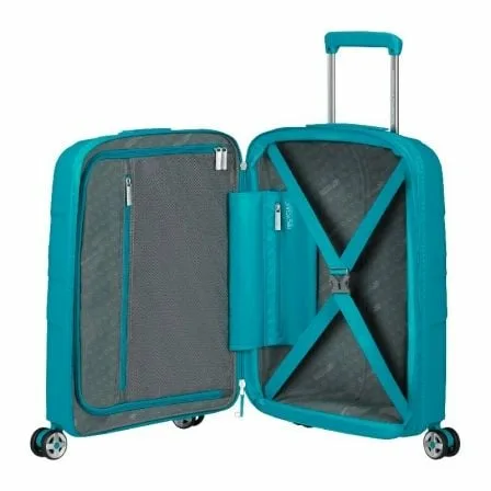 Maleta de Cabina American Tourister Starvibe Spinner 55cm/ 55x40x20cm/ 4 Ruedas/ Verdigrís - Imagen 3