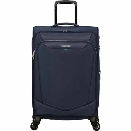 Maleta Mediana American Tourister SummerRide Spinner 69cm/ 69x43x29cm/ 4 Ruedas/ Azul Marino - Imagen 7