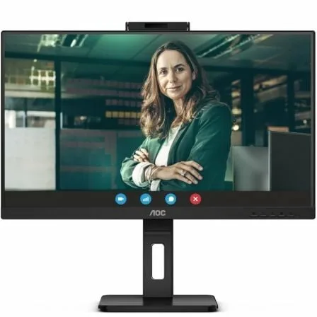 Monitor Profesional AOC Q27P3QW 27"/ QHD/ Webcam/ Multimedia/ Regulable en altura/ Negro - Imagen 7