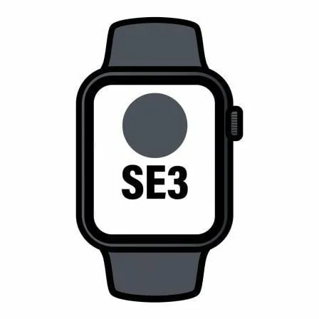 Apple Watch SE3/ GPS/ Cellular/ 44mm/ Caja de Aluminio Medianoche/ Correa Deportiva Medianoche S/M - Imagen 2