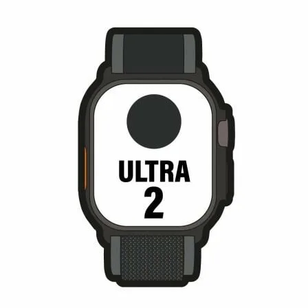 Apple Watch Ultra 2/ GPS/ Cellular/ 49mm/ Caja de Titanio Negro/ Correa Loop Trail Negro M/L - Imagen 3