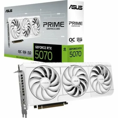Tarjeta Gráfica Asus Prime GeForce RTX 5070 White OC Edition/ 12GB GDDR7 - Imagen 7