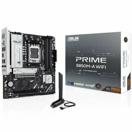 Placa Base Asus Prime B850M-A WIFI Socket AM5/ DDR5/ PCIe 5.0/ Micro ATX - Imagen 4