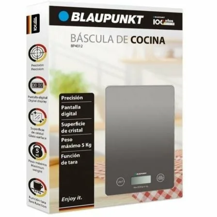 Báscula de Cocina Electrónica Blaupunkt BP4012/ hasta 5kg/ Gris - Imagen 4